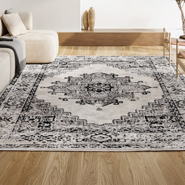 Inigo Cottage Medallion Area Rug